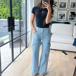 Agolde Light Blue Flare Jeans